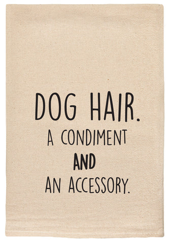 Dog hair outlet condiment fashion accessory