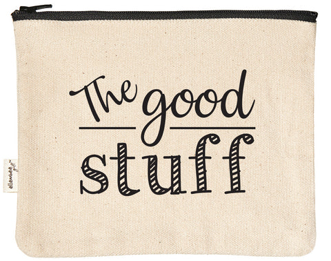 The Good Stuff Zipper Pouch by ellembee Gift ellembee Home