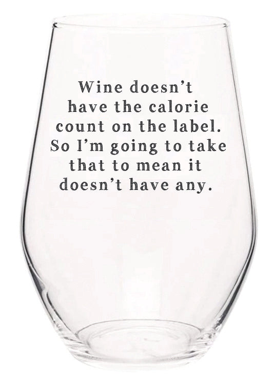 Don't Give a Cluck - Stemless Chicken Wine Glass for Women - Cute Funn -  bevvee